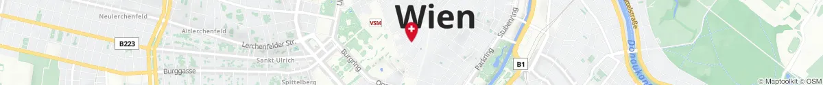 Kartendarstellung des Standorts für Alte Leopoldsapotheke in 1010 Wien